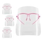 Salon World Anti-Fog Pink Face Shields (4 Pack)