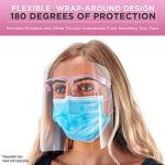 Salon World Anti-Fog Pink Face Shields (4 Pack)
