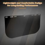 Feekoon 4 Pack Tinted Face Shield Lenses