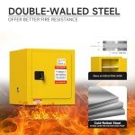 Flammable Storage Cabinet with Adjustable Shelf