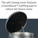 Justrite SoundGuard Steel Oily Waste Bin, 52L