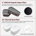 Full Face Respirator Mask with Activated Carbon Filter