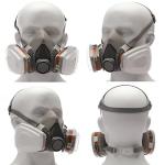 Reusable Half Face Respirator Gas Mask 6200