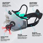 Breathable Reusable Dust Mask with 6 Filters