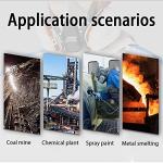 Reusable Half Face Respirator Mask with Safety Glasses