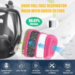 Full Face Respirator Mask with Activated Carbon Filters