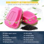 Full Face Respirator Mask with Activated Carbon Filters