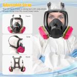 Full Face Respirator Mask with Activated Carbon Filters