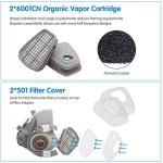 HAOX 6200 Half Facepiece Reusable Respirator