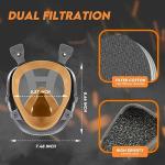 Full Face Respirator Gas Mask with Filters 60921
