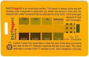 Rad Triage 50 Portable Personal Radiation Detector