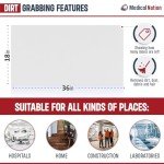 Medical Nation Adhesive Mat, 45.7 x 91.4 cm, White