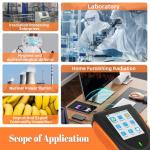 Portable Geiger Counter with Alarms and LCD Display