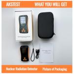 Portable Geiger Counter with Alarms and LCD Display