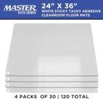 Sticky Tacky Adhesive Cleanroom Floor Mats, 24"x36
