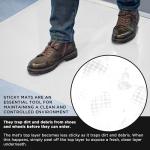 Sticky Tacky Adhesive Cleanroom Floor Mats, 24"x36