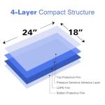 AAwipes 18" x 24" Sticky Mat - 300 Sheets