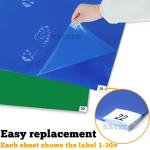 SATECH Sticky Tacky Mat for Labs - Green 24"x36