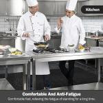 Anti-Fatigue Rubber Mat, 80 x 200 cm, Black