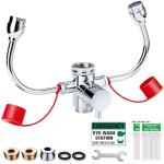 Faucet-Mounted Eyewash Station for Emergency Use