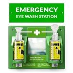 Portable BPA Free Eye Wash Station - Wall-Mounted