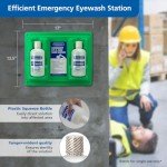 Double Eyewash Station with 32 oz. Bottles