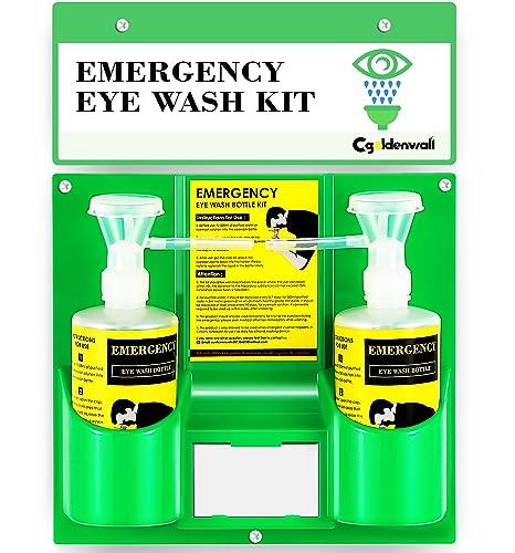 Portable Wall-Mounted Eye Wash Station Kit