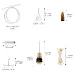QWORK 12-Piece 100 ML Distillation Apparatus Set