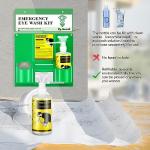 Portable Wall-Mounted Eye Wash Station Kit