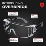NoCry Anti-Fog Safety Glasses with Side Shields