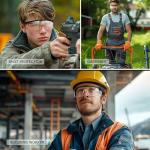 Chicday Anti-Fog Safety Goggles for Lab Use