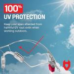 NoCry UV400 Scratch-Resistant Safety Glasses