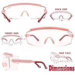 UKNOW Safety Glasses Over Glasses for Men & Women