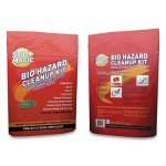 Biohazard Spill Cleanup Kit - 3/4" x 6" x 9