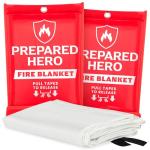 Emergency Fire Blanket 2-Pack for Home Use