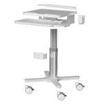 Height Adjustable Medical Trolley with Oral Scanner Holder