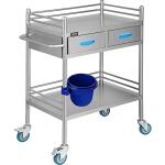 Stainless Steel Lab Utility Cart with Drawers