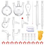 VEVOR 29-Piece Lab Glass Distillation Kit