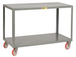 Little Giant Steel Mobile Table with Lower Shelf