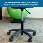 BodyMed Rolling Exam Stool with Adjustable Height