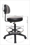 Adjustable Stool for Labs and Exam Rooms
