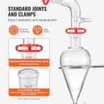 VEVOR 29-Piece Lab Glass Distillation Kit