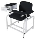 Phlebotomy Chair with Flip-Arm and Drawer