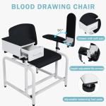 Phlebotomy Chair with Flip-Arm and Drawer