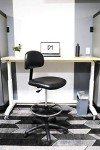 Tall Task Chair for Labs and Offices - Black