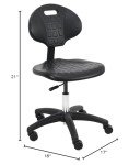 BenchPro Deluxe Polyurethane Foam Chair with Adjustable Height