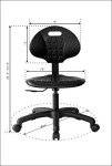 Ergonomic Anti-Static Chair for Lab Environments
