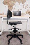 ESD Anti-Static Ergonomic Lab Chair with Rollers