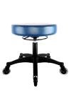 Adjustable 17" Round Heavy Duty Stool - Blue