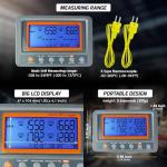 K Type Thermometer Data Logger with 4 Channels